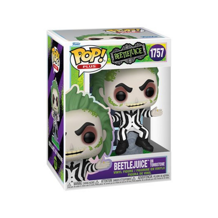 Beetlejuice - Figurine POP N° 1757 - Beetlejuice sur la pierre tombale