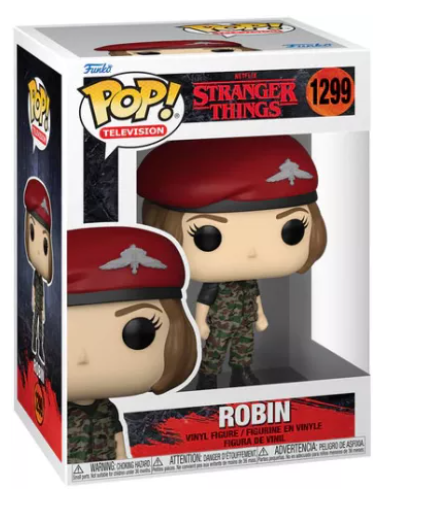 Stranger Things - Figurine POP N° 1299 - Robin Chasseur