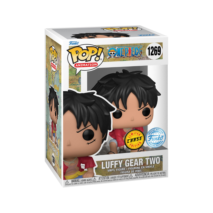One Piece - Figurine POP N° 1269 - Monkey D. Luffy (Gear Two) CHASE