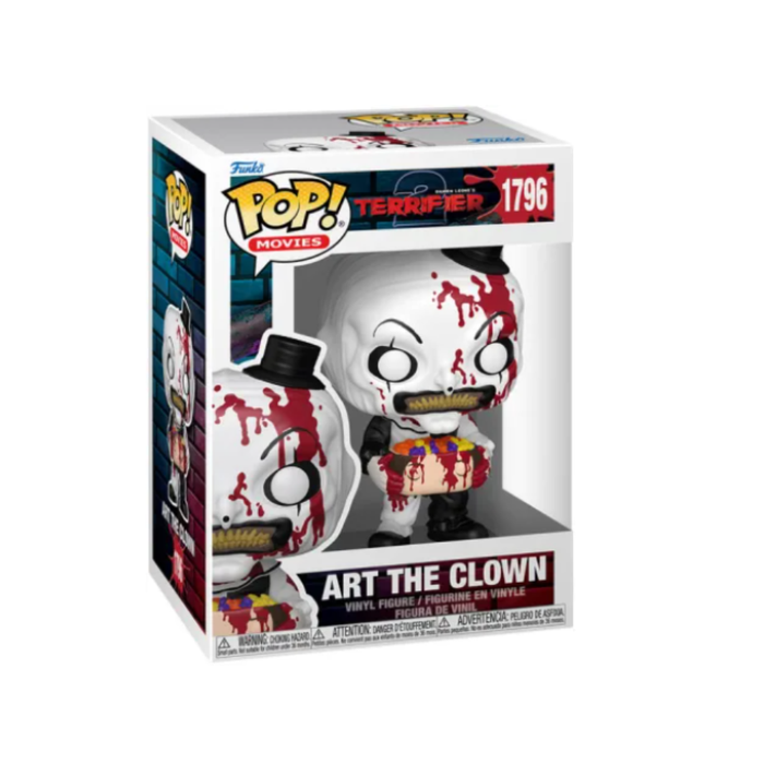 Terrifier - Figurine POP N° 1796 - Art le Clown avec tête ensanglantée