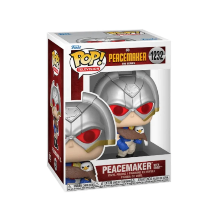 DC Comics Peacemaker - Figurine POP N° 1232 - Peacemaker with eagly