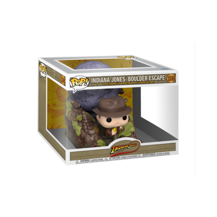 Indiana Jones - Figurine POP Moments N° 1360 - Indiana Jones Boulder Escape - Rocher