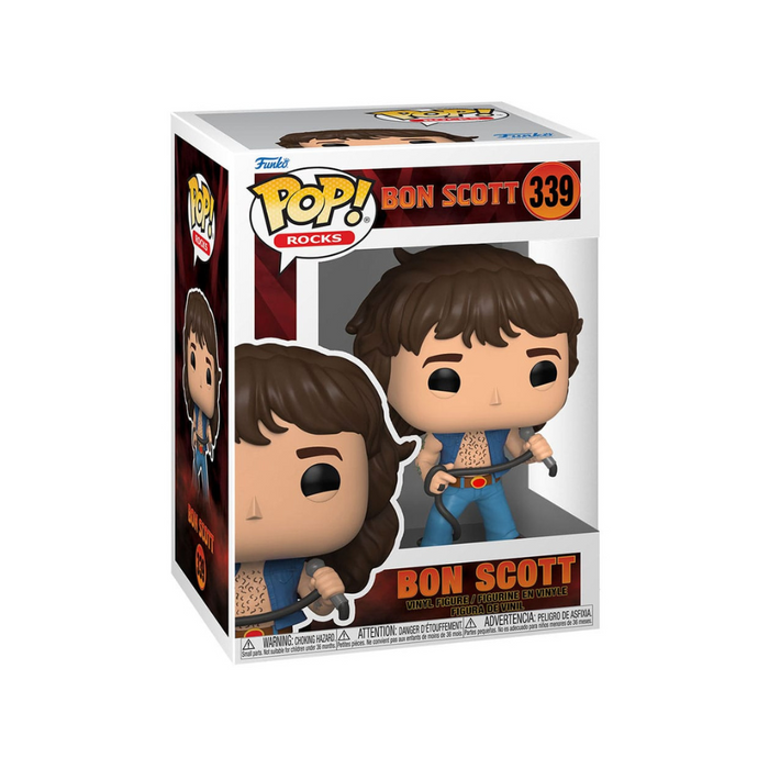 AC/DC - Figurine POP N° 339 - Bon Scott