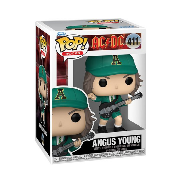 AC/DC - Figurine POP N° 411 - Angus Young Tenue Verte