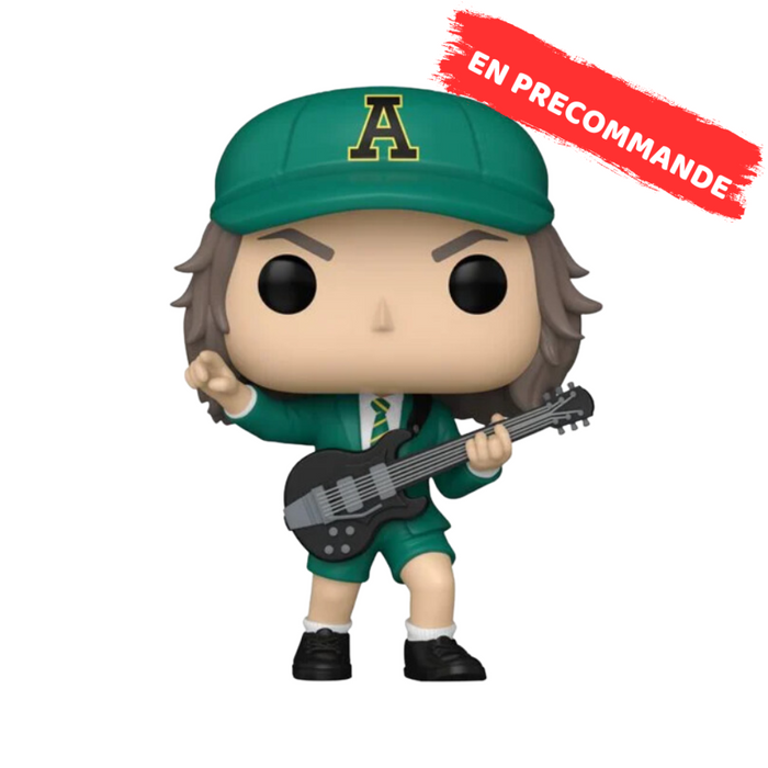 AC/DC - Figurine POP N° 411 - Angus Young Tenue Verte