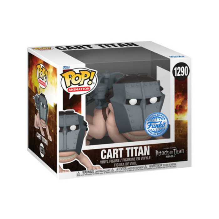 Attaque des Titans Attack on Titan - Figurine POP N° 1290 Titan Charrette - Cart Titan Edition Spéciale