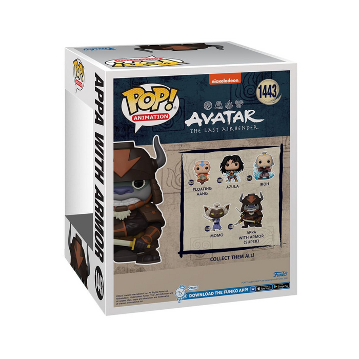 Avatar le dernier maître de l'air - Figurine POP Super Sized N° 1443 - Appa avec armure
