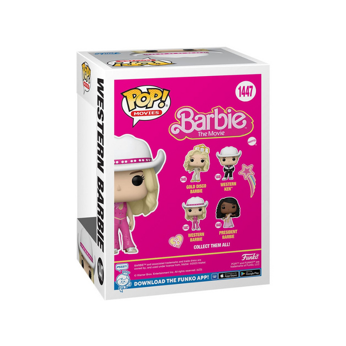 Barbie le film - Figurine POP N° 1447 - Western Barbie