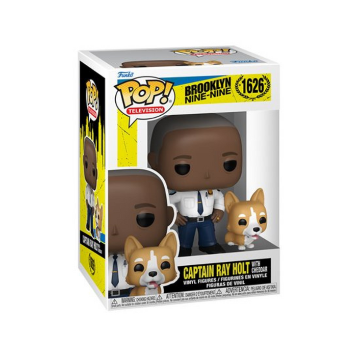 Brooklyn Nine-Nine - Figurine POP N° 1626 - Capitaine Ray Holt avec son chien Cheddar