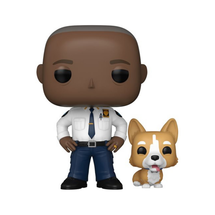 Brooklyn Nine-Nine - Figurine POP N° 1626 - Capitaine Ray Holt avec son chien Cheddar