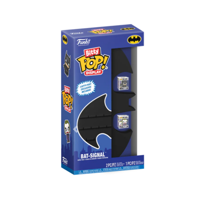 DC Comics - Bitty Pop Display - Batman Signal & 2 Bitty Pop Exclusive