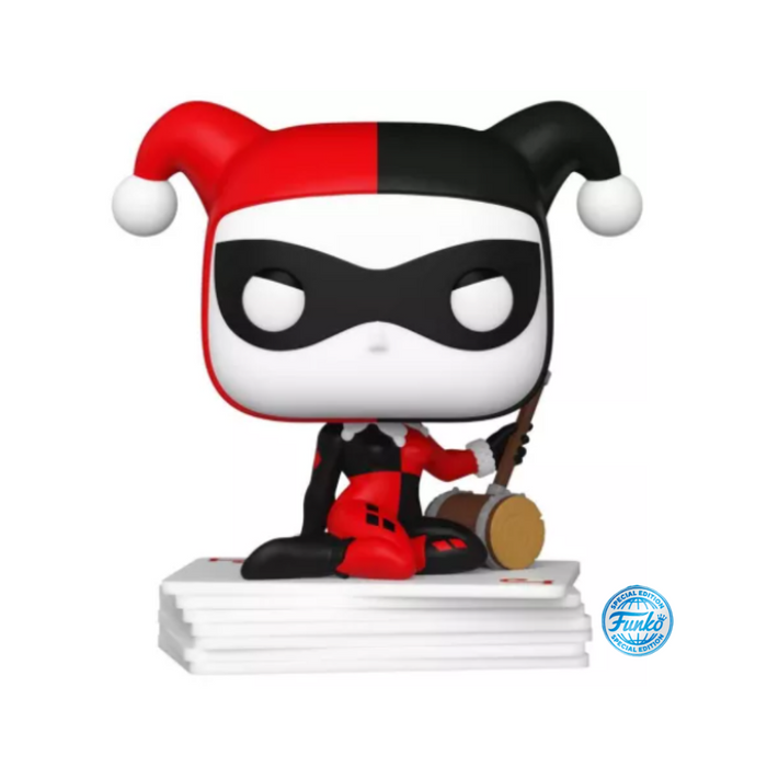 DC Comics - Figurine POP N° 454 - Harley Quinn avec cartes Edition Spéciale