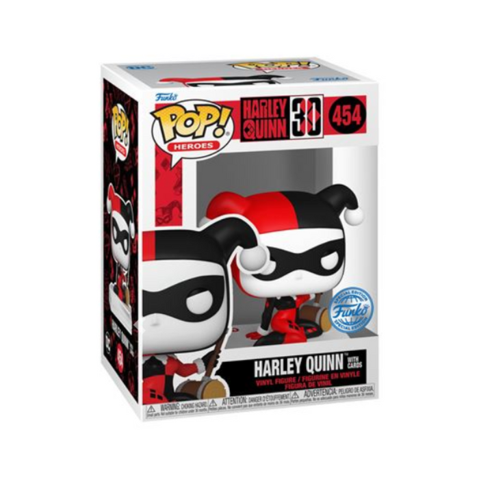 DC Comics - Figurine POP N° 454 - Harley Quinn avec cartes Edition Spéciale