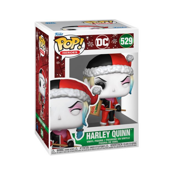 DC Comics - Figurine POP N° 529 - Harley Quinn Noël / Holiday