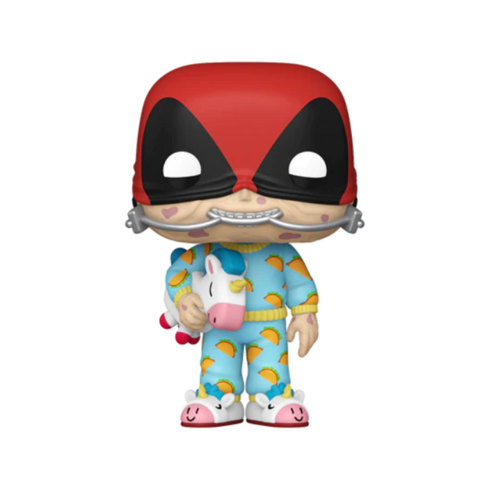 Marvel - Figurine POP N° 1344 - Deadpool Soirée Pyjama - Sleepover