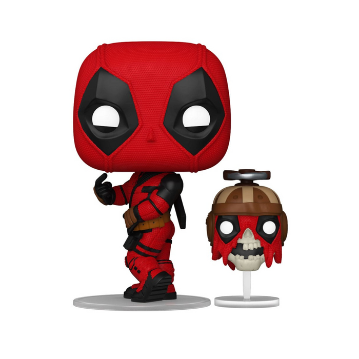 Deadpool & Wolverine - Figurine POP N° 1400 - Deadpool avec Headpool