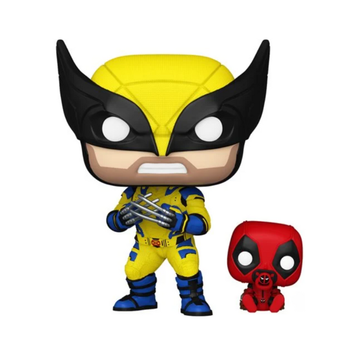 Deadpool & Wolverine - Figurine POP N° 1403 - Wolverine avec Babypool