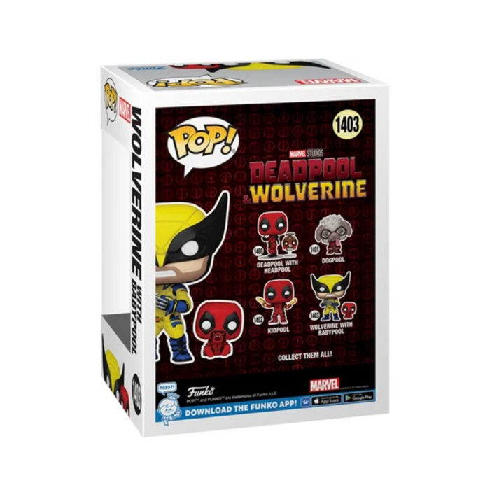 Deadpool & Wolverine - Figurine POP N° 1403 - Wolverine avec Babypool