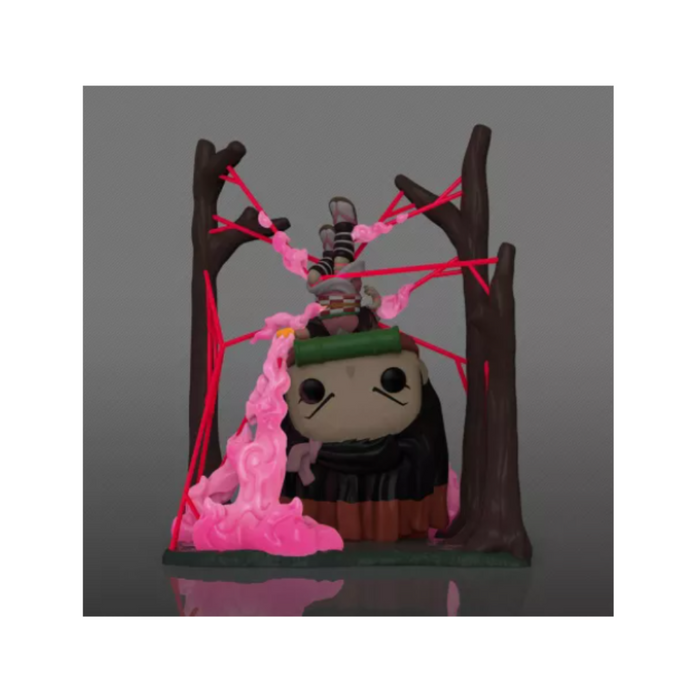 Demon Slayer - Figurine POP Deluxe N° 1418 - Nezuko dans toiles d'araignées GITD Edition Spéciale