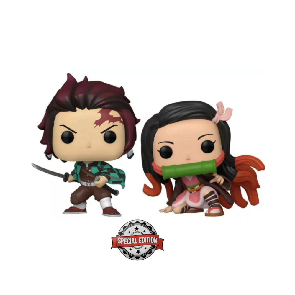 Demon Slayer - Pack de 2 Figurines POP - Tanjiro et Nezuko — my little hero