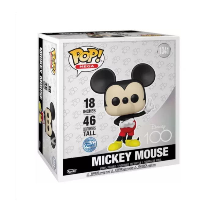 Disney 100 ans - Figurine POP Mega N° 1341 - Mickey Mouse "Edition Spéciale"