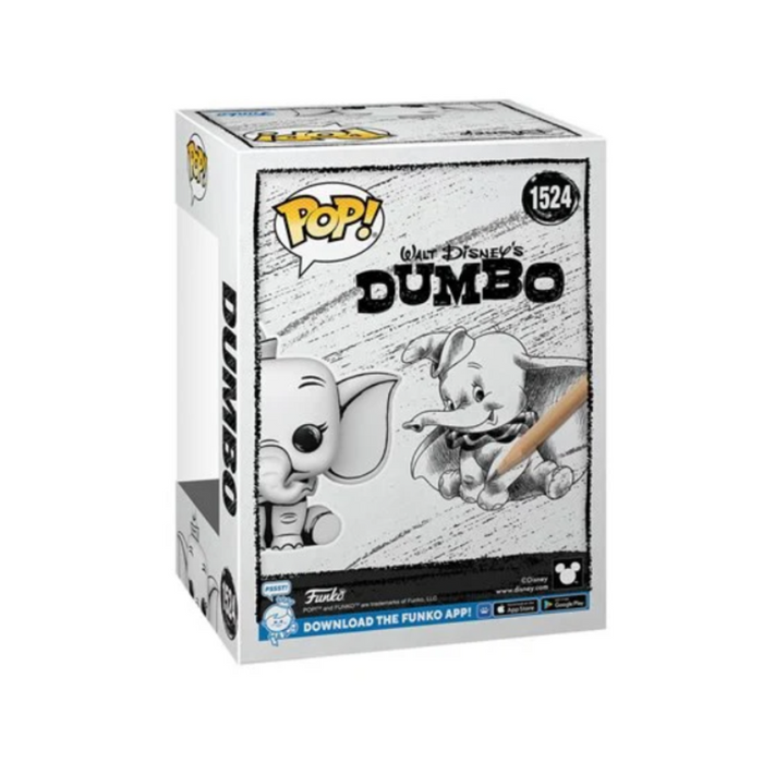 Disney Dumbo - Figurine POP N° 1524 - Dumbo Esquisse Sketch