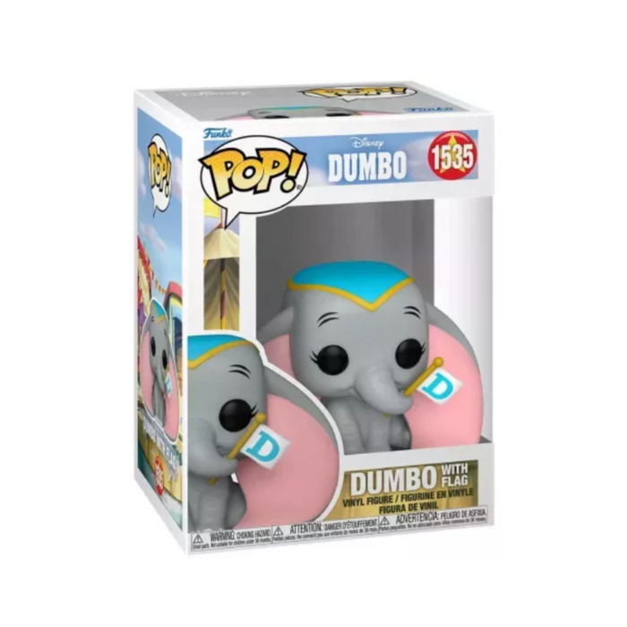 Disney Dumbo - Figurine POP N° 1535 - Dumbo avec drapeau