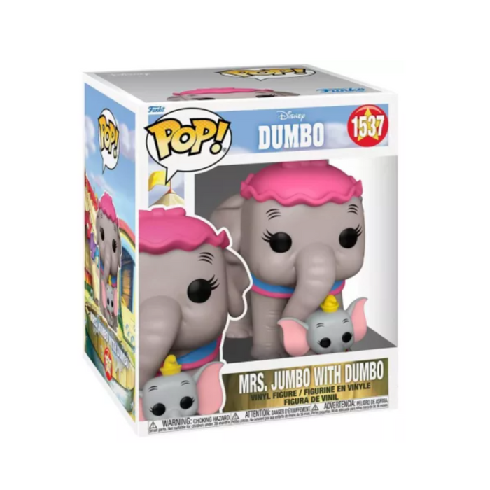 Disney Dumbo - Figurine POP Super N° 1537 - Mme Jumbo et Dumbo