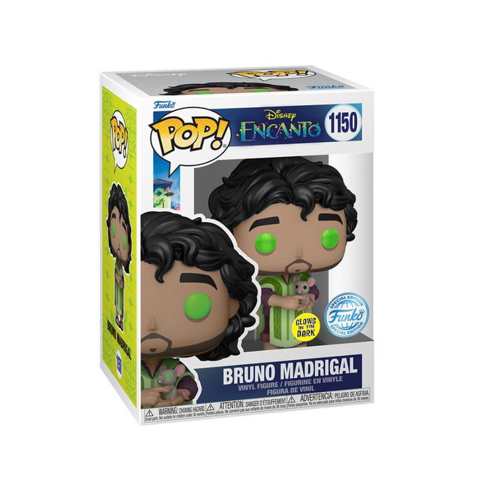 Disney Encanto - Figurine POP N° 1150 - Bruno Madrigal Edition Spéciale GITD