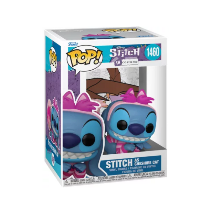 Disney Lilo & Stitch - Figurine POP N° 1460 - Stitch en Chat du Cheshire