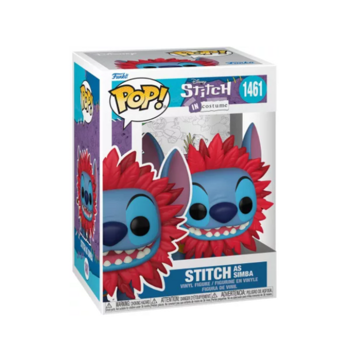 Disney Lilo & Stitch - Figurine POP N° 1461 - Stitch en Simba