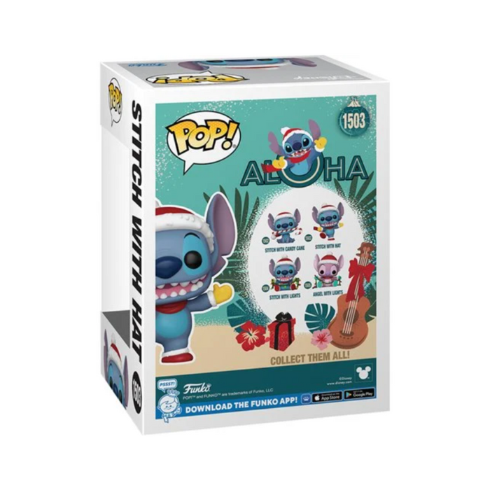 Disney Lilo & Stitch - Figurine POP N° 1503 - Stitch avec bonnet