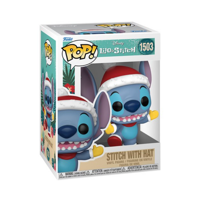 Disney Lilo & Stitch - Figurine POP N° 1503 - Stitch avec bonnet