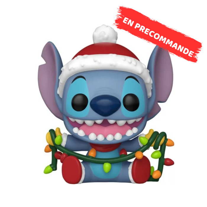 Disney Lilo & Stitch - Figurine POP N° 1504 - Stitch avec guirlandes