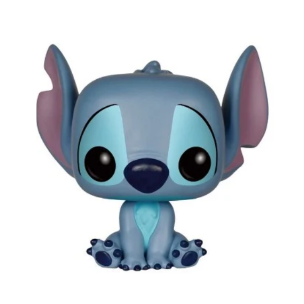 Figurine Pop Lilo et Stitch [Disney] pas cher : Stitch - Porte clés Flocked