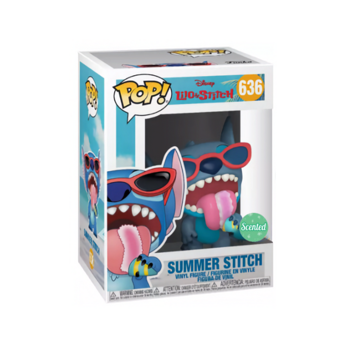 Disney Lilo & Stitch - Figurine POP N° 636 -  Summer Stitch en Été Edition Spéciale