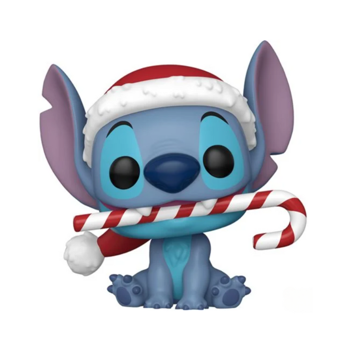 Disney Lilo & Stitch - Figurine POP N° 1502 - Stitch avec sucre d'orge Noël