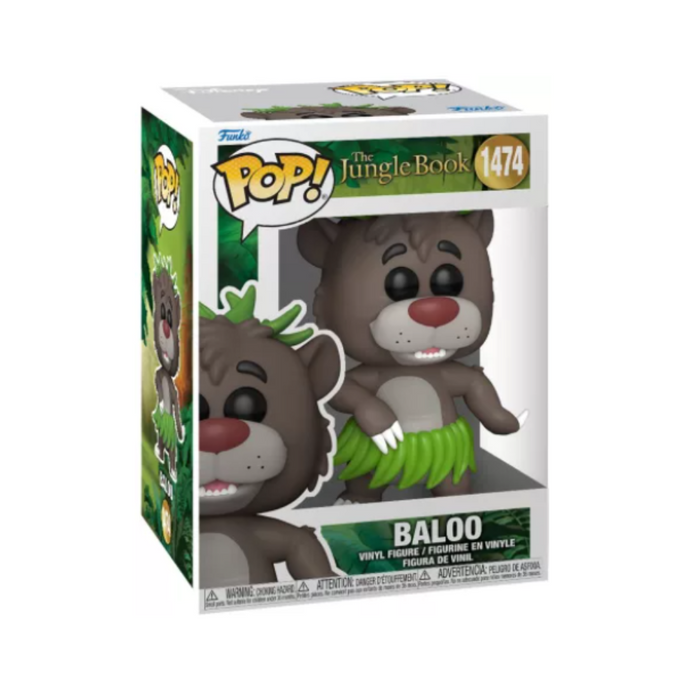 Disney Le Livre de la Jungle - Figurine POP N° 1474 - Baloo