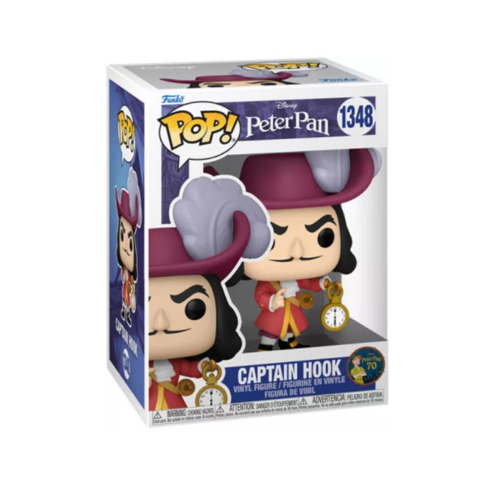 Disney Peter Pan 70 ans - Figurine POP N° 1348 - Capitaine Crochet
