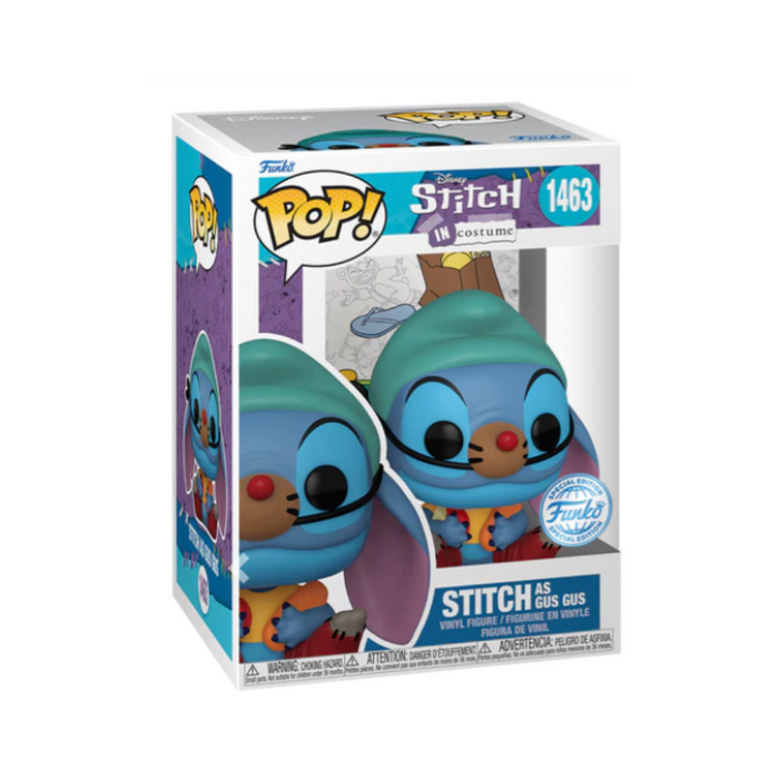 Disney Stitch Costume - Figurine POP N° 1463 - Gus Gus Edition Exclusive