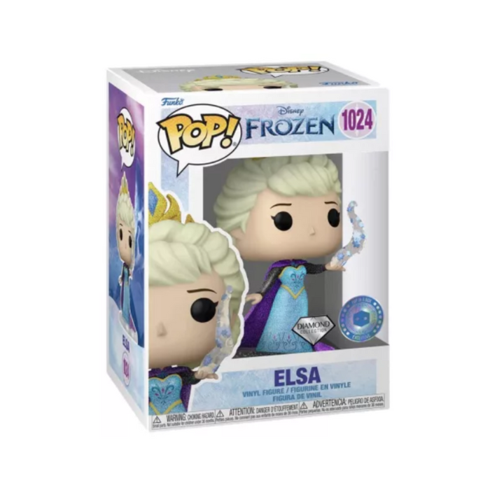 Disney Ultimate Princess - Figurine POP N° 1024 - Elsa Edition Spéciale Diamant