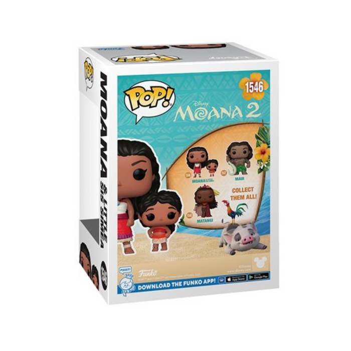 Disney Vaiana 2 - Figurine POP N° 1546 - Vaiana & sa petite sœur Simea