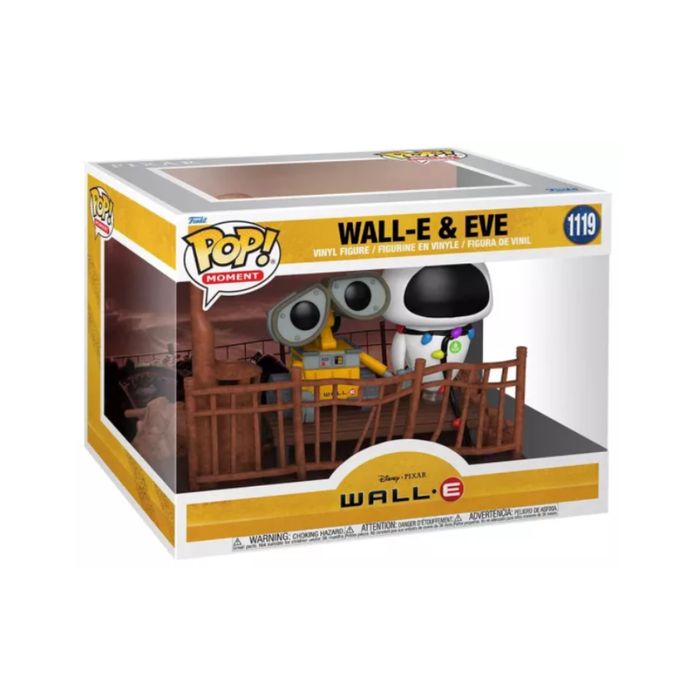 Disney Wall-E - Figurine POP Moment N° 1119 - Wall-E & Eve