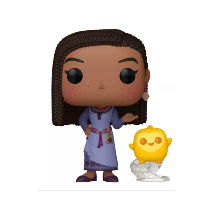 Disney Wish, Asha et la bonne étoile - Figurine POP N° 1390 - Asha avec Etoile