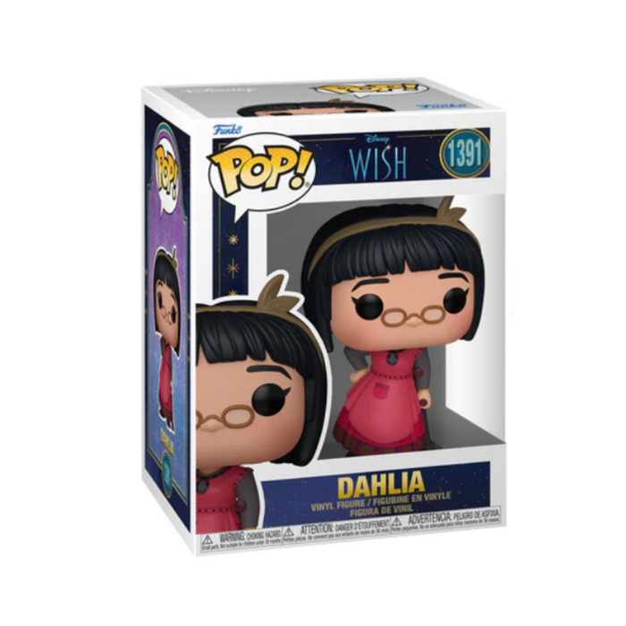 Disney Wish, Asha et la bonne étoile - Figurine POP N° 1391 - Dahlia