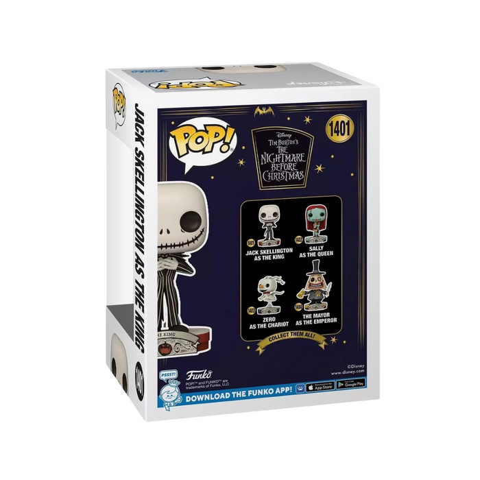 L'Etrange Noël de M. Jack - Figurine POP N° 1401 - Jack Skellington le Roi Edition Spéciale