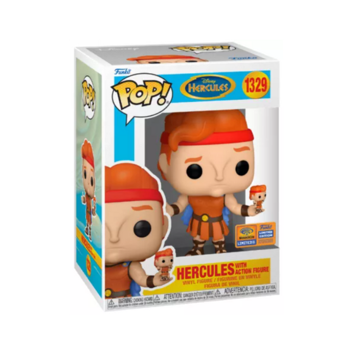 Disney Hercule - Figurine POP N° 1329 - Hercule avec sa figurine Pop Wondercon