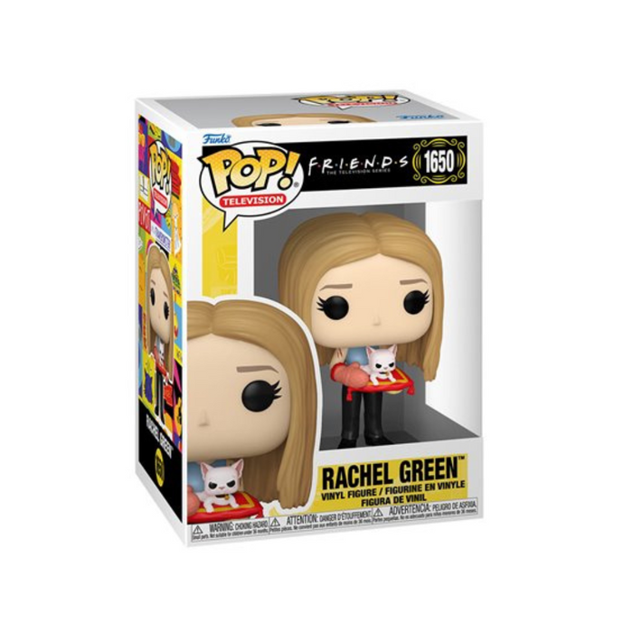 Friends - Figurine POP N° 1650 - Rachel Green avec Madame Whiskerson