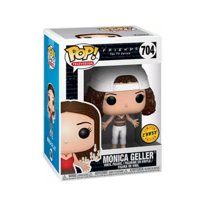 Friends - Figurine POP N° 704 - Monica Geller avec cheveux frisés CHASE