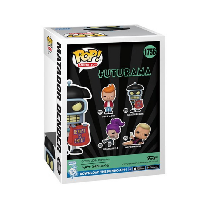 Futurama - Figurine POP N° 1756 - Bender Matador